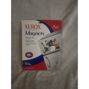 Xerox Color Inkjet Magnet Sheets 3.5 Total See Pictures